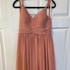 Azazie Jeanna Champagne Rose A14